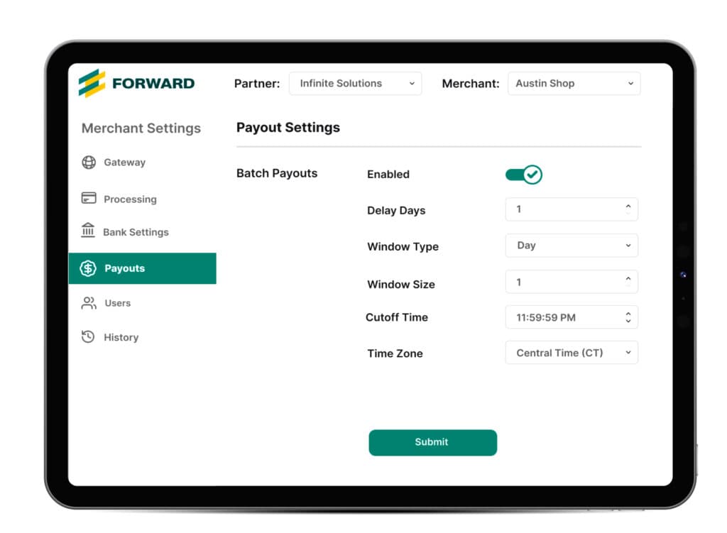 Batch Settlement Control Interface 1024x751